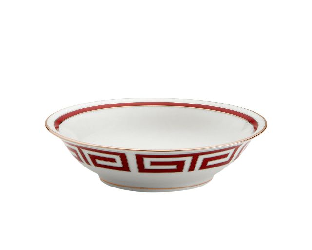 Bowl labirinto scarlatto porcelain