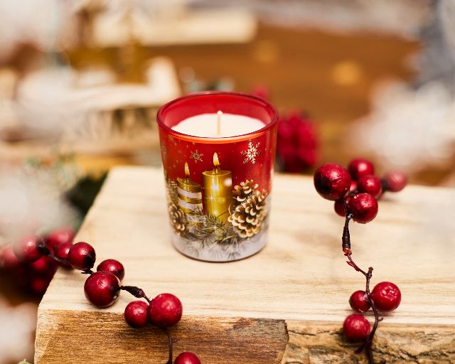 Idea regalo natale candela profumata candele alla fragranza cannella