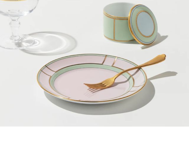 Dessert Plate Diva Porcelain Pink Richard Ginori 183587 F00800pt1100200d02