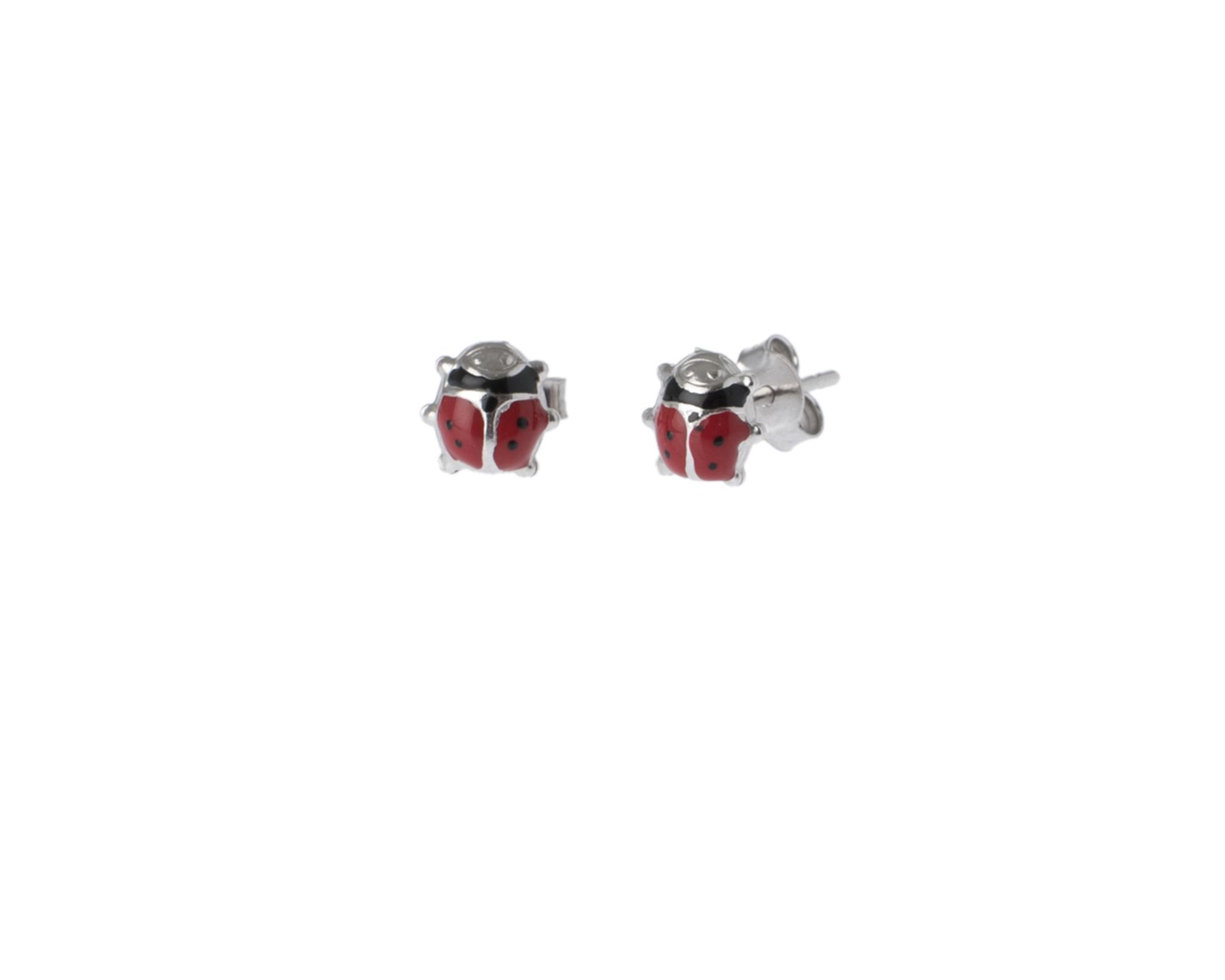 Girl Earrings Ladybugs Silver Selezione Zanolli 163482 935d5011or0572r01