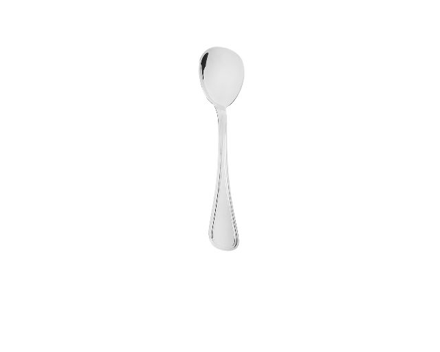 Salt and pepper spoon silver in english style