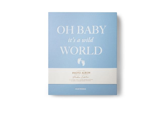 Photo Album Oh Baby Its A Wild Worl Blue Printworks 166334 956pw00520