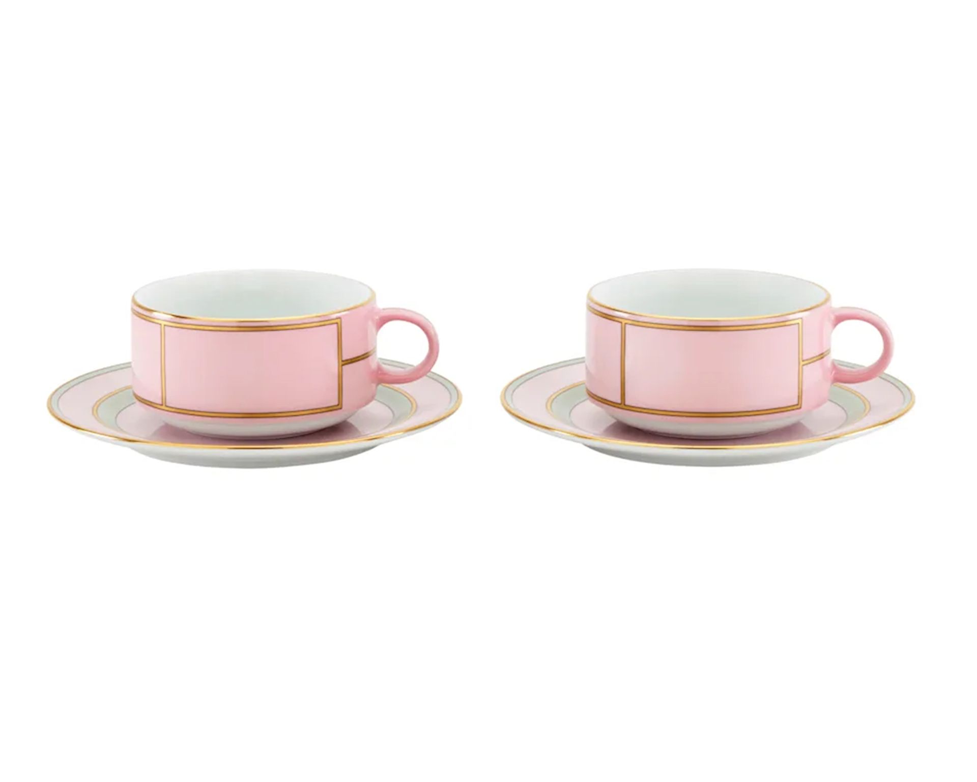 Tea Cup Set Diva Porcelain Pink With Saucer Richard Ginori 183611 F00800w4401gend02