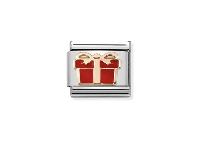 Red gift pack composable steel rosegold and enamel
