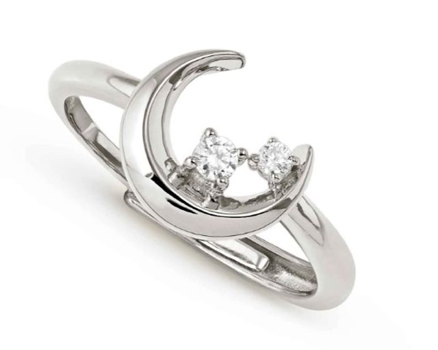 Anello dreams beats argento luna con zirconi