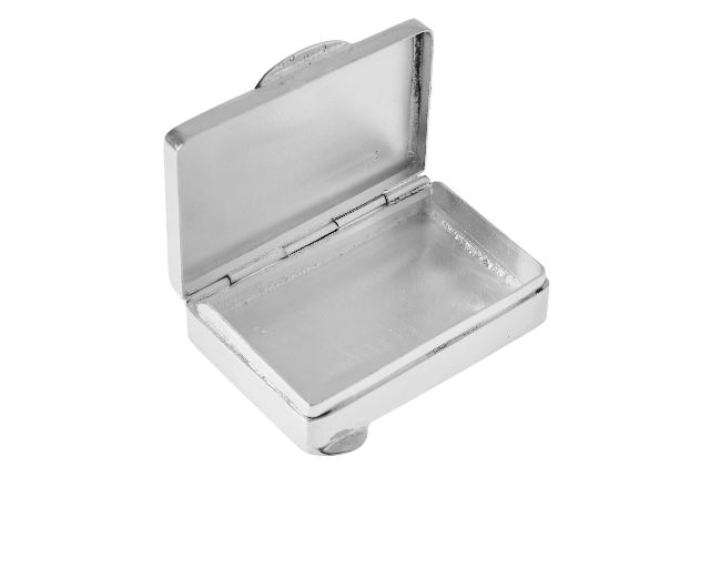 Pill Box Silver With Engraving Selezione Zanolli