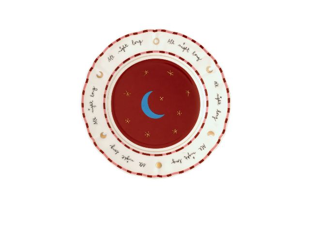 Fruit plate il frutto della passione porcelain luna