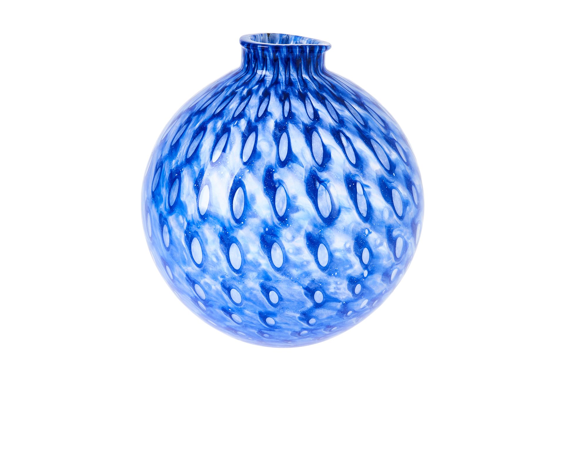 Vase Sfera Blue Balletton Murrina Murano Venezia