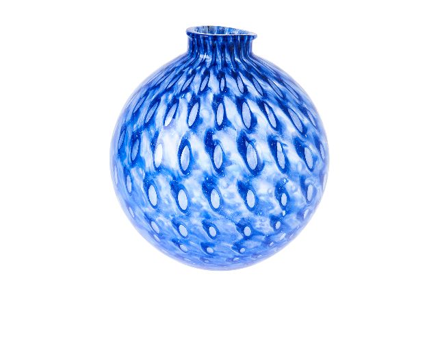 Vase sfera blue balletton