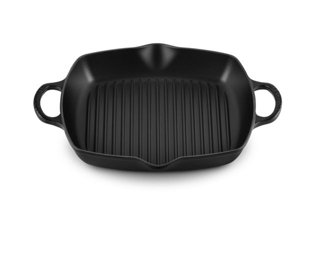 Square Grill Evolution Cast Iron Matt Black Le Creuset