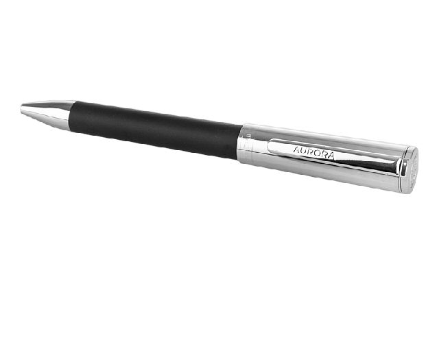 Penna a sfera tu metal cap nera satinata