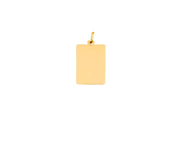 Ciondolo rettangolare oro 750‰