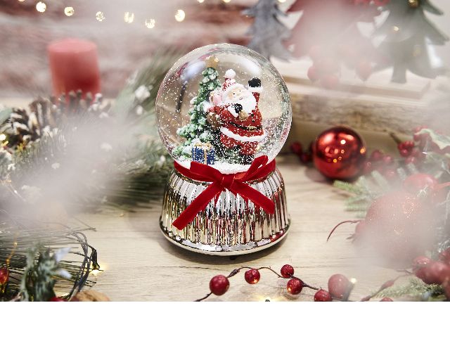 Idea regalo natale carillon boule de neige grande