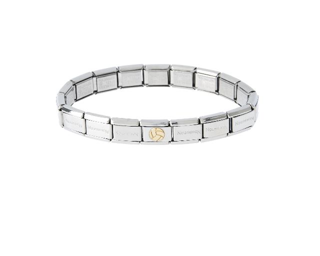 Bracelet composable steel volley ball