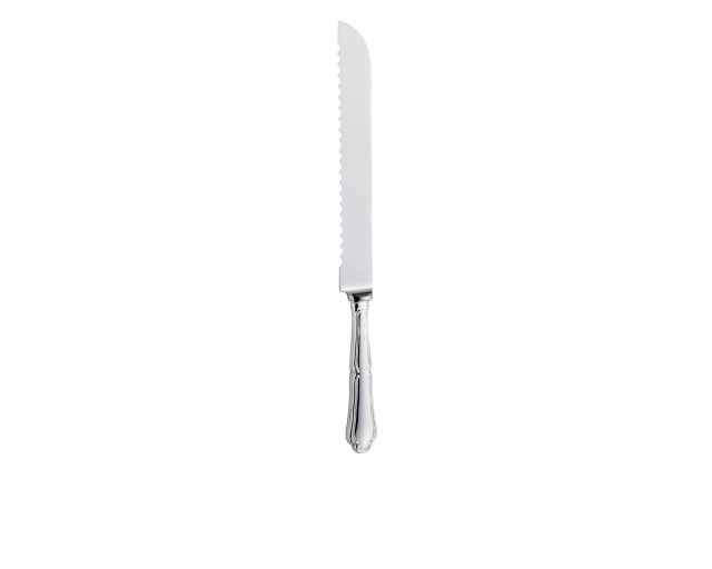 Panettone knife silver in baroque style