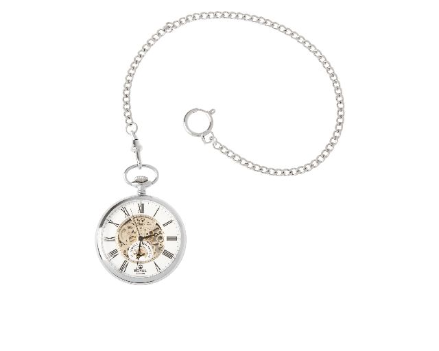 Orologio da taschino acciaio satinato