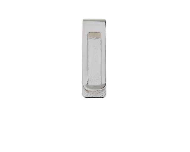 Fermasoldi Argento Con Fascia Obliqua Satinata Selezione Zanolli 129089 2v515fs