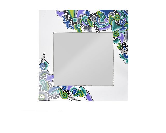 Mirror almeria hand painted