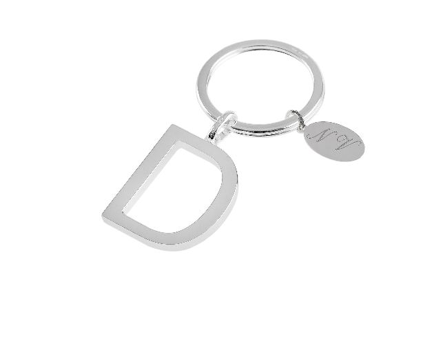Portachiavi Argento Lettera D Selezione Zanolli 10948 2vpcd