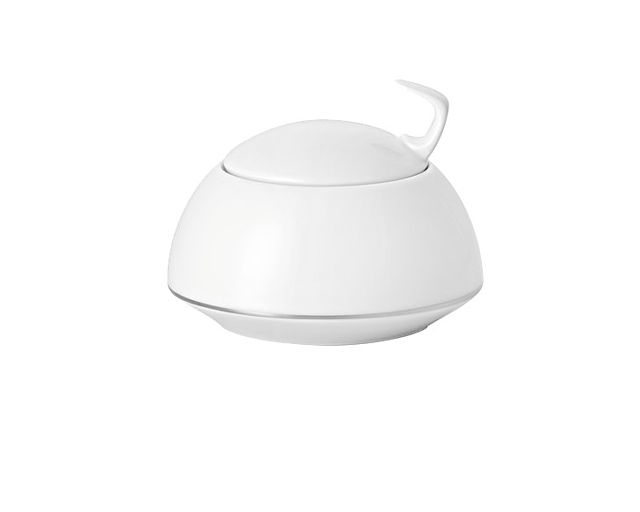 Sugar bowl tac gropius bianco porcelain