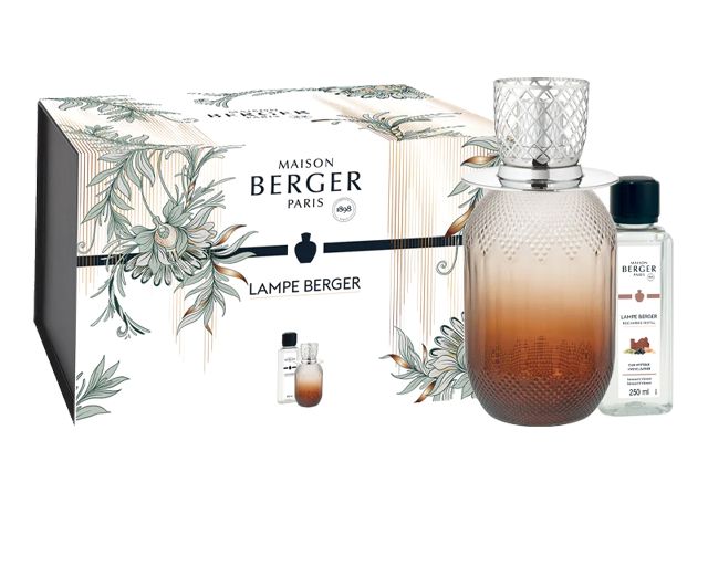 Cofanetto lampada catalitica evanescence fulva con profumo 250 ml cuir mystque