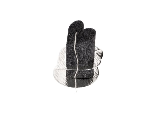Heart Candle Silver Plated Black Selezione Zanolli 165515 589c0103