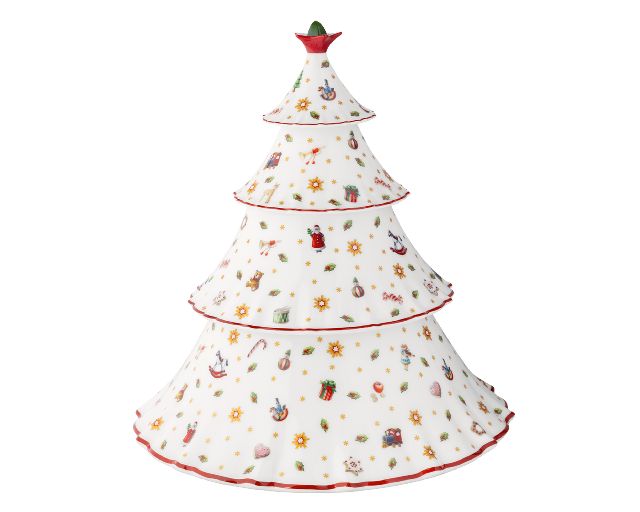 Idea regalo natale barattolo albero toy's delight porcellana