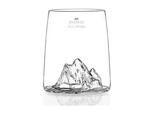 Set Bicchieri Shooters Topographic Monte Bianco Everestmatterhornpico De Alto 4 Pezzi Alaskan Maker 189441 200sbemp