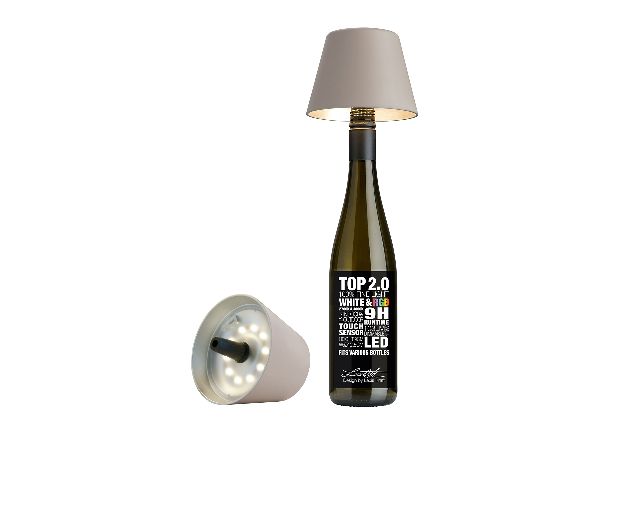 Lampada per bottiglie top 2.0 sabbia