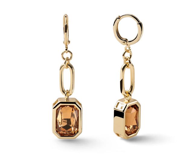 Orecchini joya in bronzo dorato