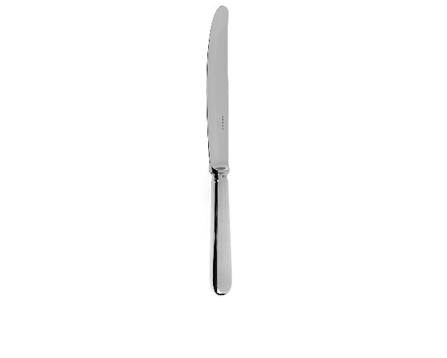 Table knife baguette nickel silver with hollow handle