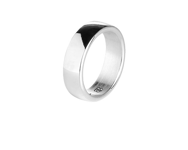 Wedding ring mantovana silver
