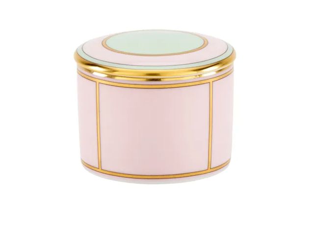 Box with lid diva porcelain pink