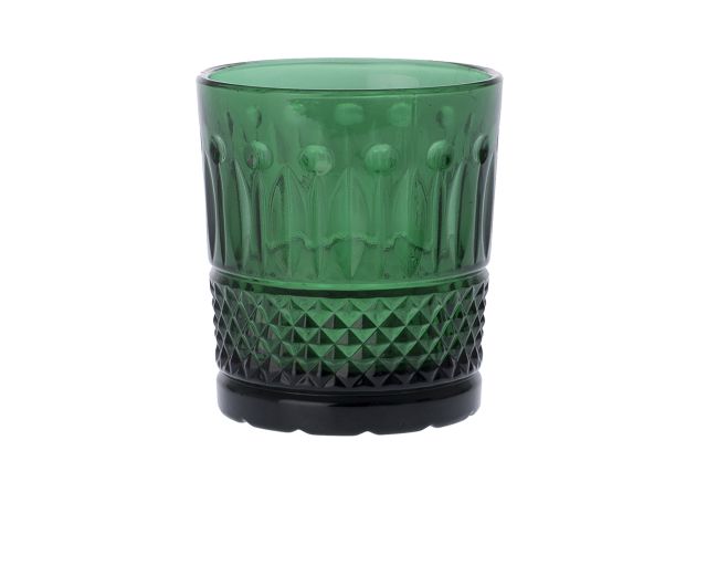 Bicchiere acqua barocco verde