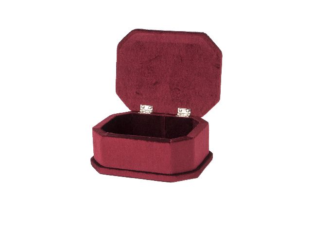 Jewellery Box Silver And Bordeaux Velvet Selezione Zanolli 8646 248sc534bo