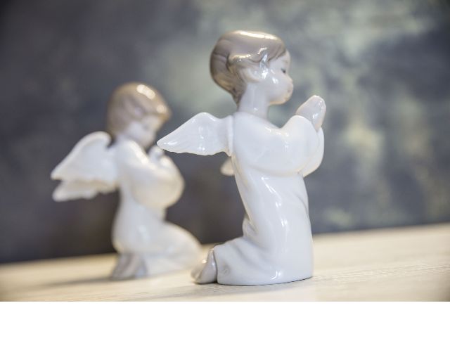 Angioletto Che Prega Porcellana Lladro