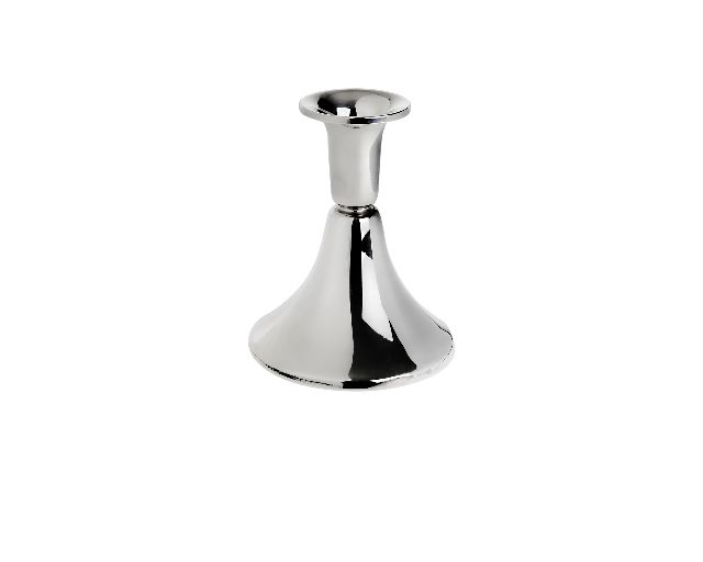 Candeliere argento monofiamma in stile danese