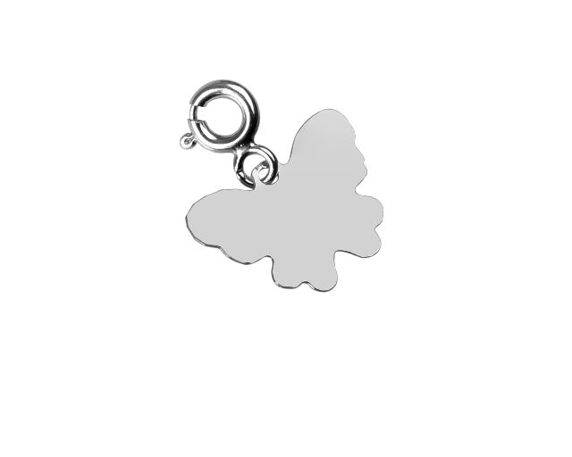 Pendant butterfly silver