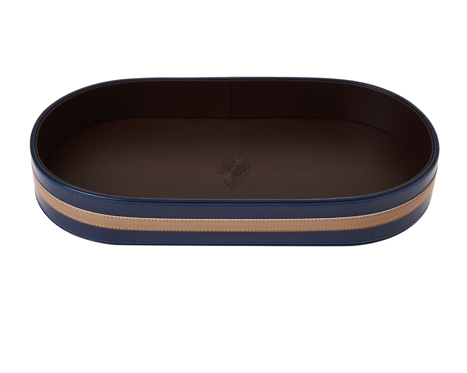 Vassoio Ovale Marrone Pozzi Milano 179276 984pm0142brow