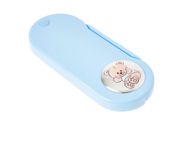 Baby cutlery set teddy bear blue