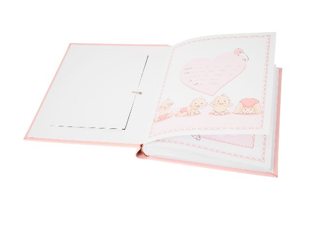 Photo Album Baby Shoes Pink With Picture Frame Selezione Zanolli 182106 445735822ra