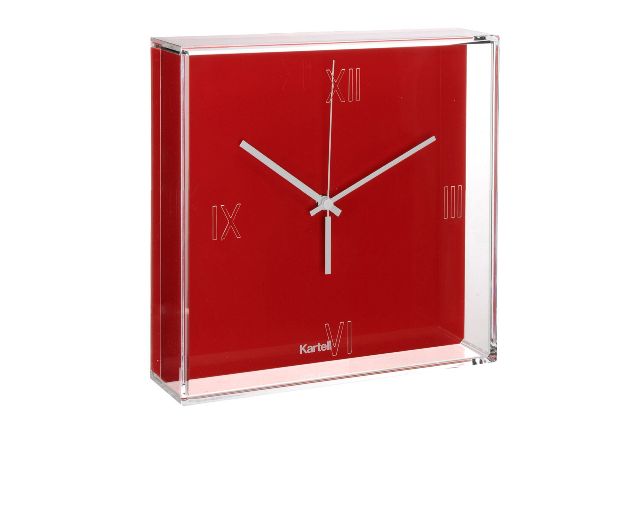 Wall Clock Ticetac Red And Orange Kartell