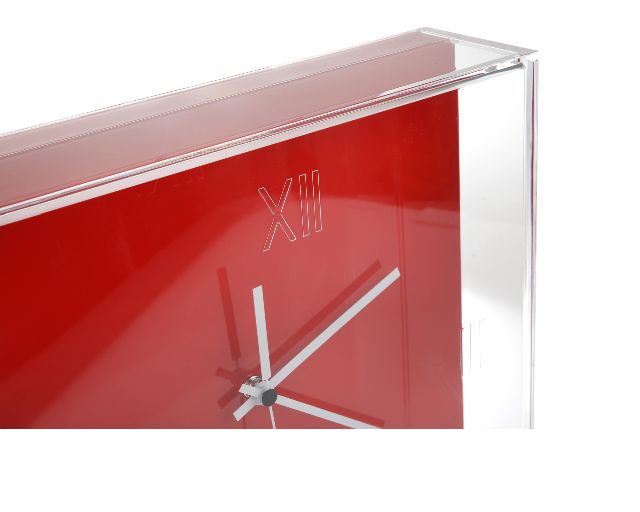 Wall Clock Ticetac Red And Orange Kartell