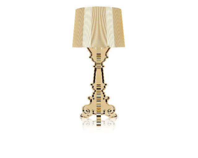 Lampada Da Tavolo Bourgie Oro Con Dimmer Kartell