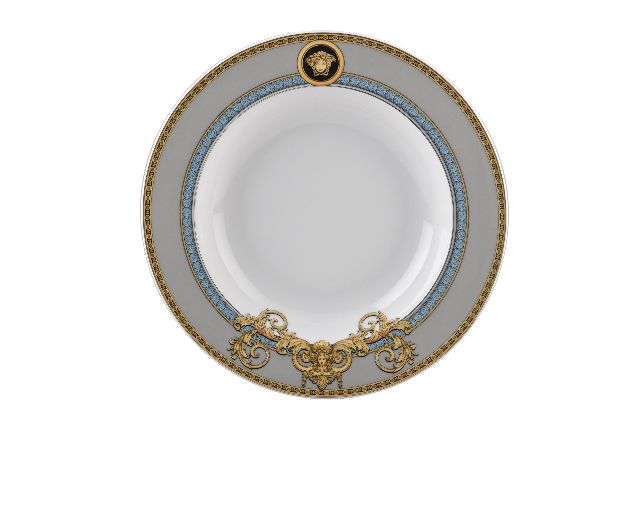 Piatto fondo prestige gala bleu porcellana