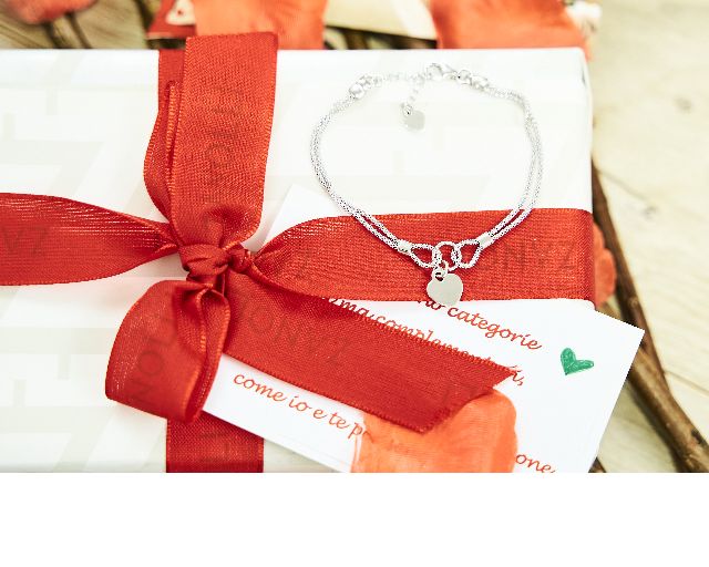 Bracciale Argento Con Cuore Centrale Selezione Zanolli 186085 611br00473