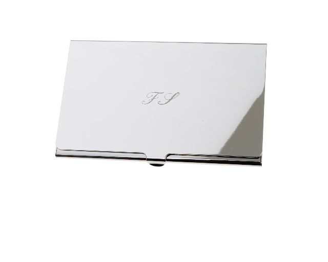 Porta Biglietti Da Visita Classic Silver Plated Selezione Zanolli