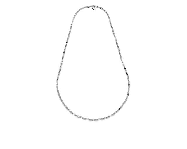 Necklace dinamica in white bronze