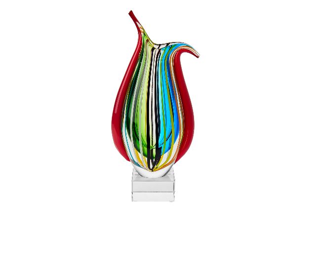 Trophy in blown glass