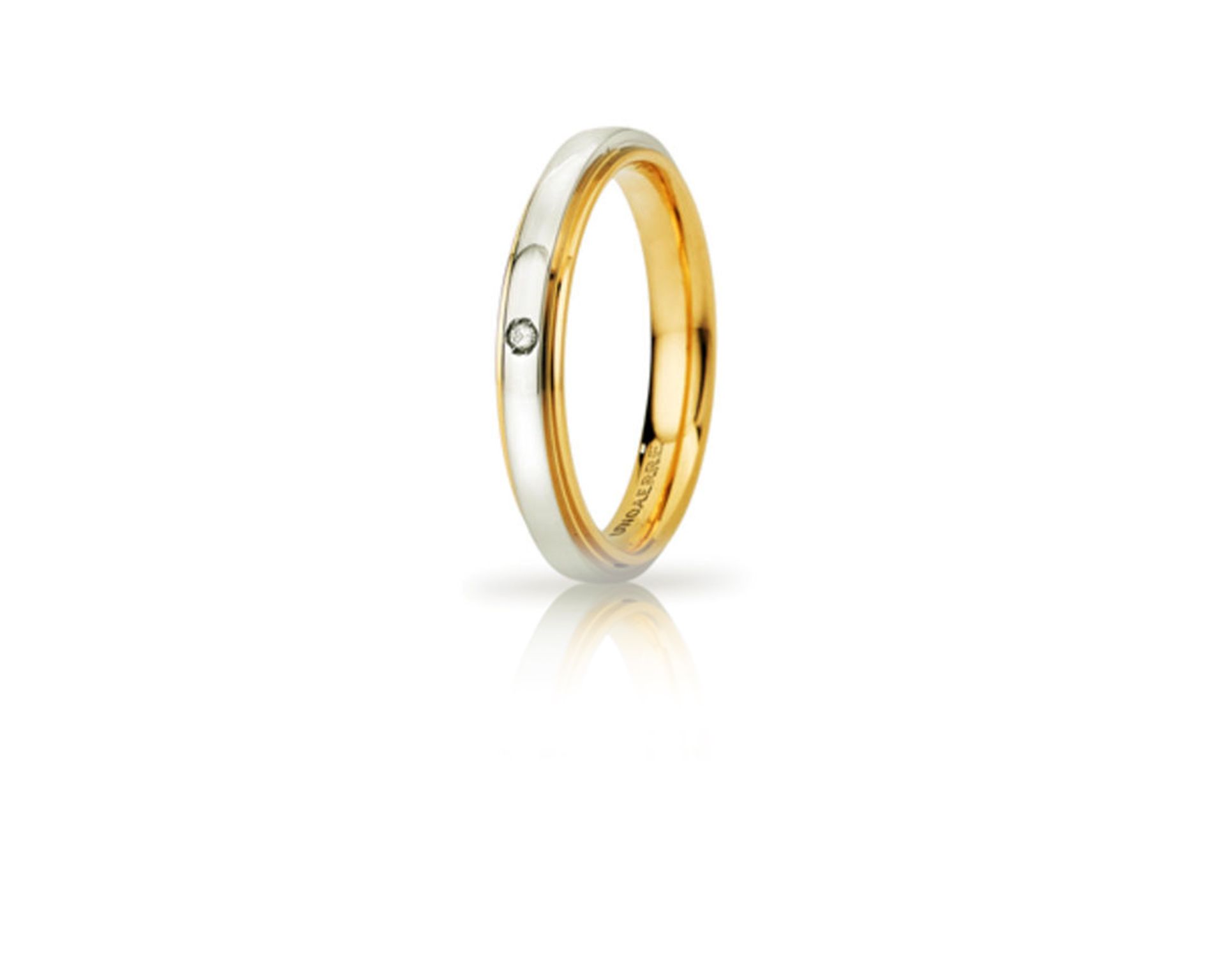 Fede Cassiopea Oro 750 Con Diamante Unoaerre 155075 78650afc282001